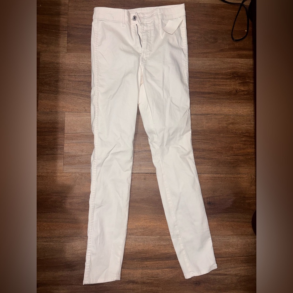 H&M Women's Crisp White Skinny Jeans